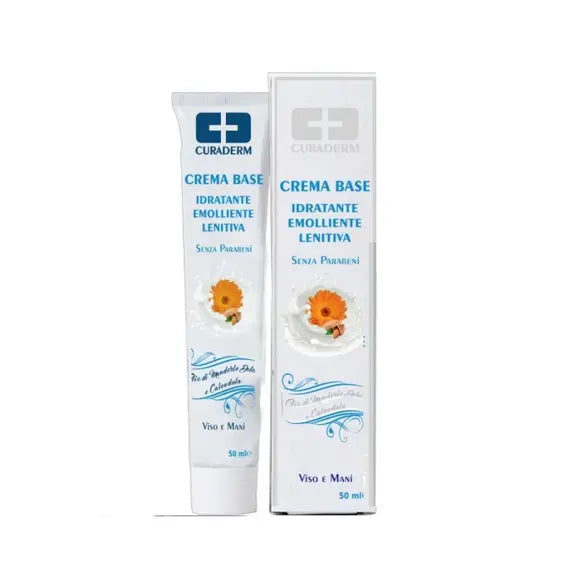Curaderm Crema Base Mani e Viso 50 Ml | Acquista Online su Farmaclick