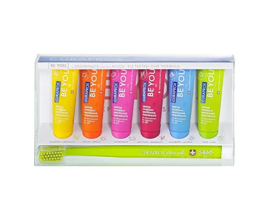 Curaprox Be You Six Taste Pack Con 6 Mini Dentifrici E 1 Spazzolino