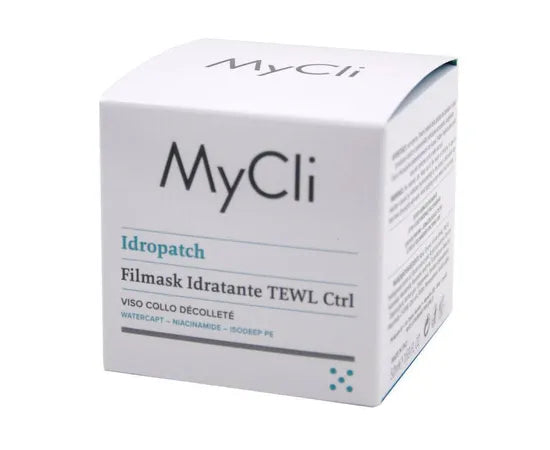 Mycli Recovery Idropatch Feuchtigkeitsspendende Gesichts-, Hals- und Dekolleté-Filmaske Tewl Ctrl 50 ml
