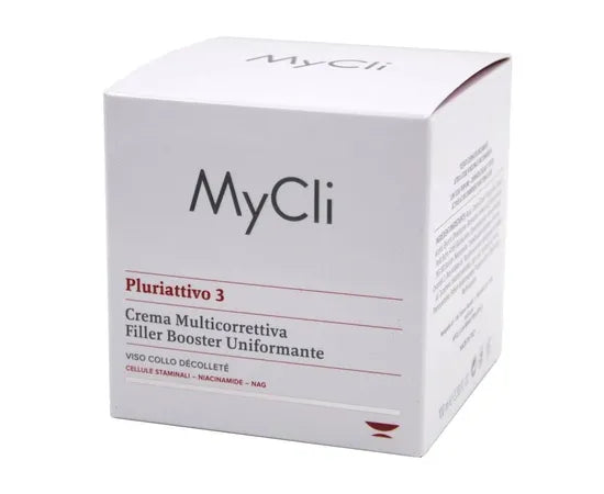 Mycli Pluriattivo 3 Multikorrigierende Creme Filler Booster Vereinheitlichend Gesicht Hals Dekolleté 100 ml