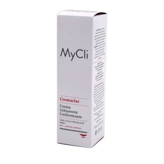 Mycli Cromaclar Crema Schiarente Uniformante Viso Collo Decolletã¨ Mani 75 Ml | Acquista Online su Farmaclick