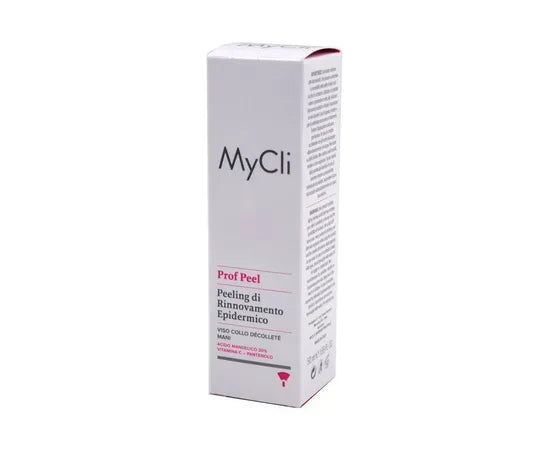 Mycli Prof Peel Peeling zur epidermalen Erneuerung von Gesicht, Hals, Dekolleté, Händen 50 ml