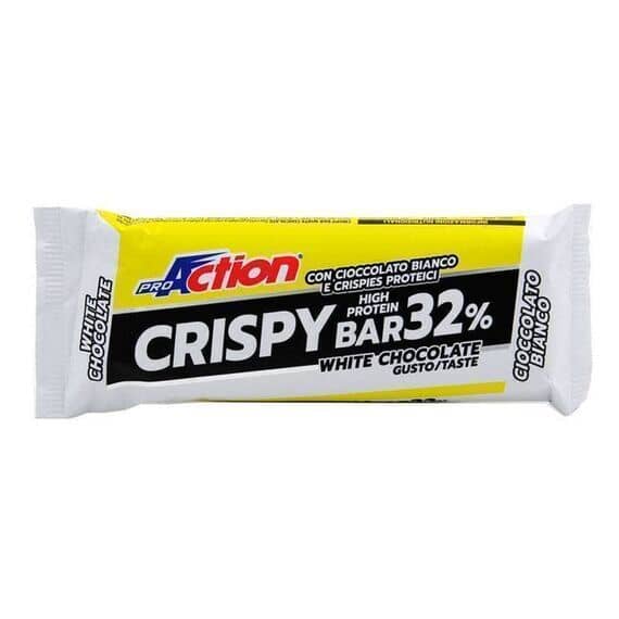 Proaction Crispy Bar 32% Barretta Proteica Cioccolato Bianco e Crispies Proteici 50 G | Acquista Online su Farmaclick