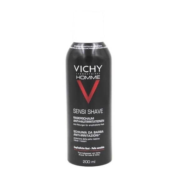 Vichy Homme Mousse da Barba Pelli Sensibili 200ml | Acquista Online su Farmaclick