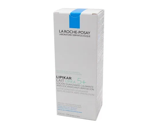 La Roche Posay Lipikar Lait Urea 5+ Beruhigende, Glättende Anti-Rauheit Anti-Juckreiz-Lotion 200 ml