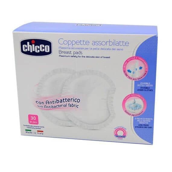 Chicco Coppette Seno Assorbilatte con Antibatterico 30 Pezzi | Acquista Online su Farmaclick