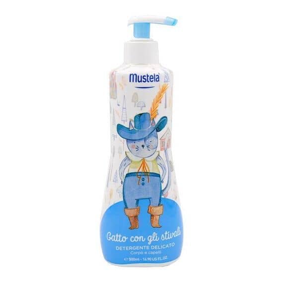 Mustela Bebã¨ Detergente Delicato Corpo e Capelli 500 Ml Edizione Limitata Gatto con gli Stivali | Acquista Online su Farmaclick