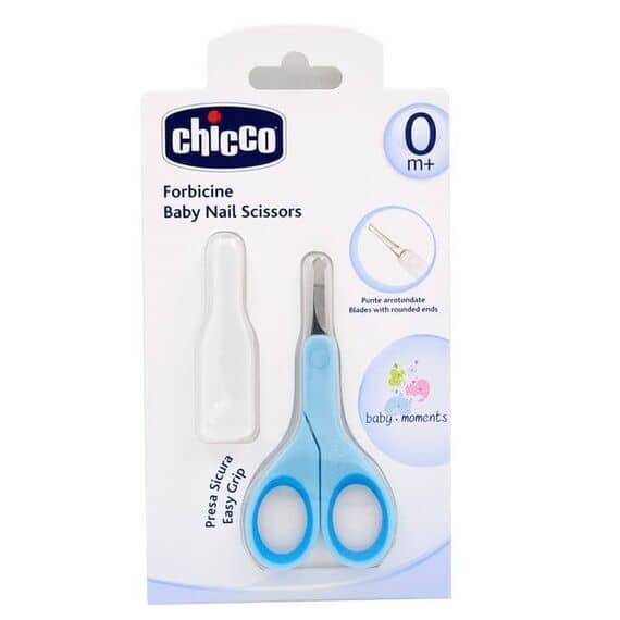 Chicco Forbicine Punte Arrotondate 0 M+ Azzurre | Acquista Online su Farmaclick
