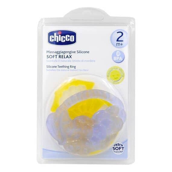 Chicco Massaggia Gengive in Silicone Soft Relax 2m+ 2 Pz | Acquista Online su Farmaclick