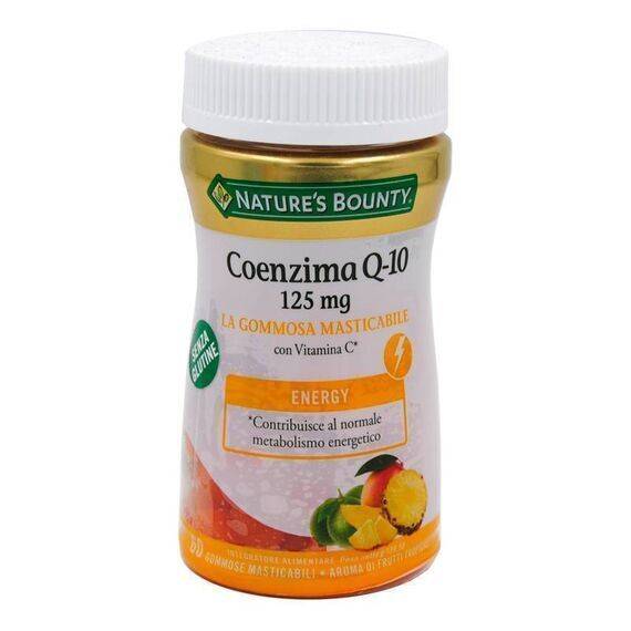 Coenzima Q10 Integratore per il Metabolismo Energetico 60 Gommose Masticabili Aroma Frutti Tropicali | Acquista Online su Farmaclick