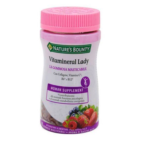 Nature's Bounty Vitamineral Lady Integratore Multivitaminico per le Donne 60 Gommose Masticabili | Acquista Online su Farmaclick