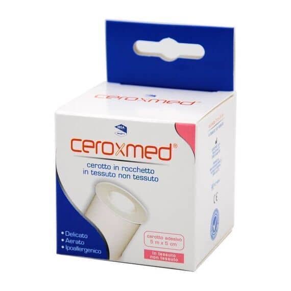 Cerotto Adesivo in Rocchetto Ceroxmed in Tessuto Non Tessutoaerato Ipoallergenico Bianco 500x5 Cm 1 Pezzo | Acquista Online su Farmaclick