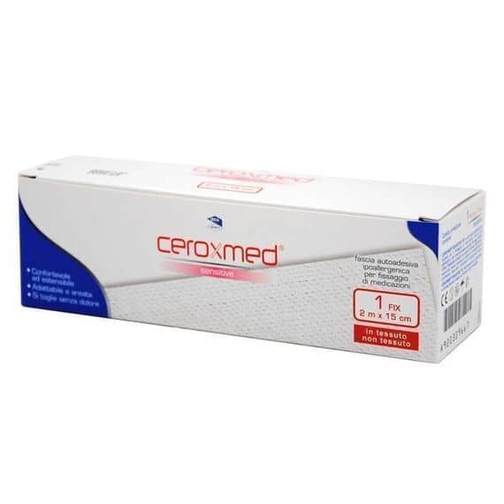Ceroxmed Sensitive Fix Fascia Adesiva Ipoallergenica in Tessuto Non Tessuto 2mx15cm | Acquista Online su Farmaclick