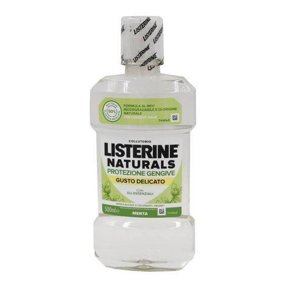 Listerine Naturals Protezione Gengive Collutorio con Oli Essenziali 500 Ml | Acquista Online su Farmaclick