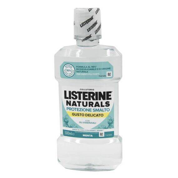 Listerine Naturals Protezione Smalto Collutorio con Oli Essenziali 500 Ml | Acquista Online su Farmaclick