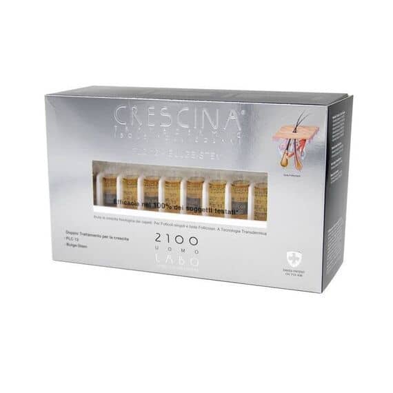 Labo Crescina Transdermic Isole Follicolari Plc 12 Bulge Stem 2100 Uomo 40 Fiale Ricrescita | Acquista Online su Farmaclick