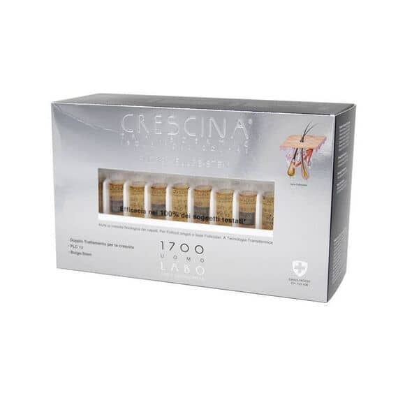 Labo Crescina Transdermic Isole Follicolari Plc 12 Bulge Stem 1700 Uomo 40 Fiale Ricrescita | Acquista Online su Farmaclick