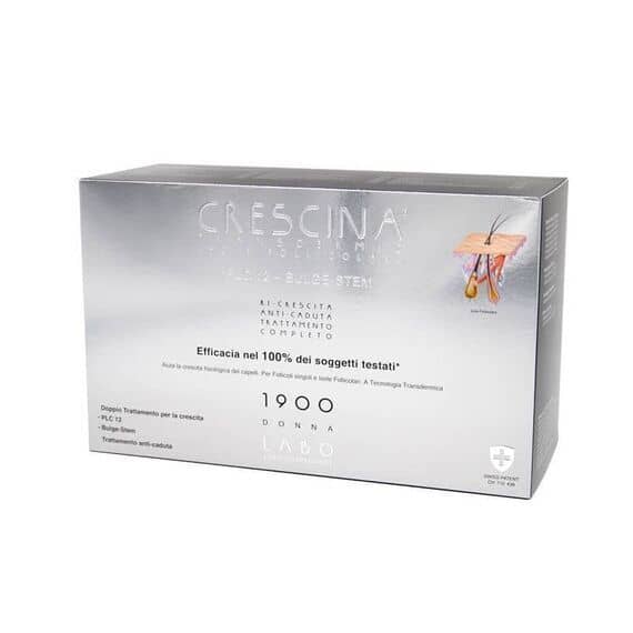 Labo Crescina Transdermic Isole Follicolari Plc 12 Bulge Stem 1900 Donna Ricrescita e Anticaduta 14+14+12 Fiale | Acquista Online su Farmaclick