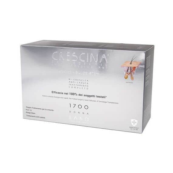 Labo Crescina Transdermic Isole Follicolari Plc 12 Bulge Stem 1700 Donna Ricrescita e Anticaduta 14+14+12 Fiale | Acquista Online su Farmaclick