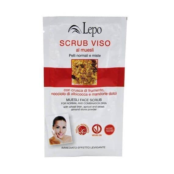 Lepo Scrub Viso Al Muesli 1 Bustina da 15 Ml | Acquista Online su Farmaclick