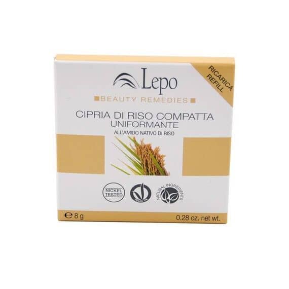 Lepo Beauty Remedies Ricarica Cipria di Riso Compatta Uniformante 8 G | Acquista Online su Farmaclick