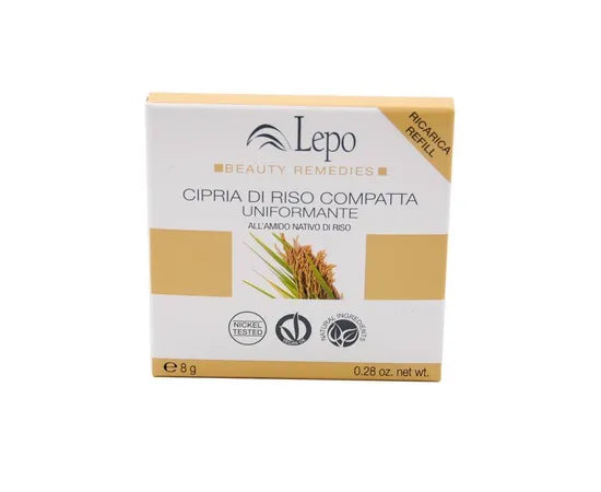 Lepo Beauty Remedies Ricarica Cipria Di Riso Compatta Uniformante 8 G