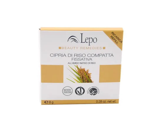 Lepo Beauty Remedies Ricarica Cipria Di Riso Compatta Fissativa 8 G