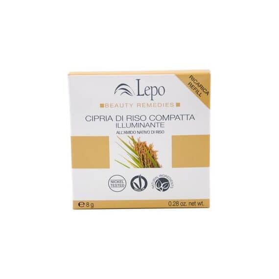 Lepo Beauty Remedies Ricarica Cipria di Riso Compatta Illuminante 8 G | Acquista Online su Farmaclick