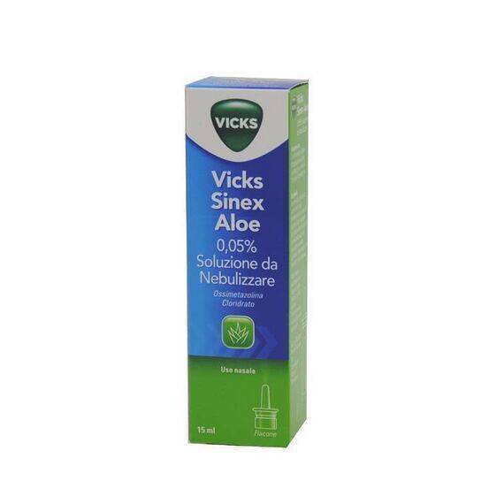 Vicks Sinex Aloe 0.05% Soluzione da Nebulizzare 15ml | Acquista Online su Farmaclick