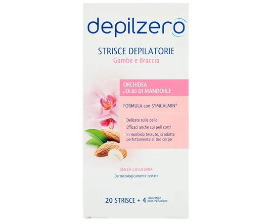 Depilzero Strisce Depilatorie Gambe E Braccia 22 Pezzi