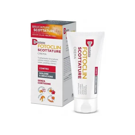 Dermovitamina Fotoclin Crema per Scottature Contro Dolore e Bruciore 150 Ml | Acquista Online su Farmaclick