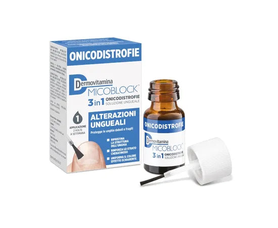 Dermovitamina Micoblock 3 In 1 Nagellösung bei Onchodystrophie 7 ml