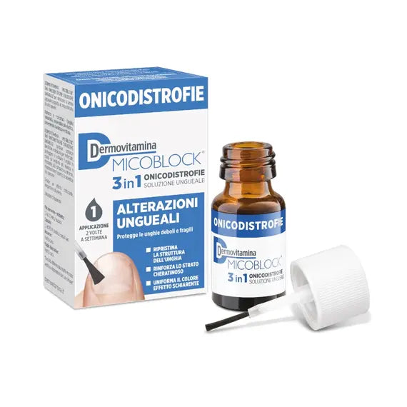 Dermovitamina Micoblock 3 in 1 Onicodistrofie Soluzione Unguale 7 Ml | Acquista Online su Farmaclick