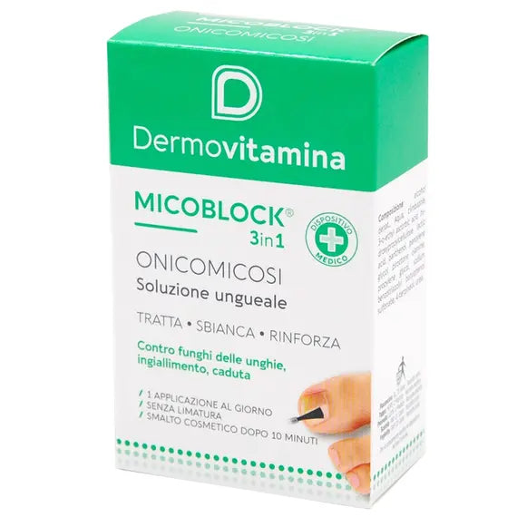 Dermovitamina Micoblock 3 in 1 Onicomicosi Soluzione Ungueale 7 Ml | Acquista Online su Farmaclick