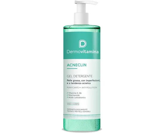 Dermovitamina  Acneclin Gel Detergente Viso Corpo 400 ml