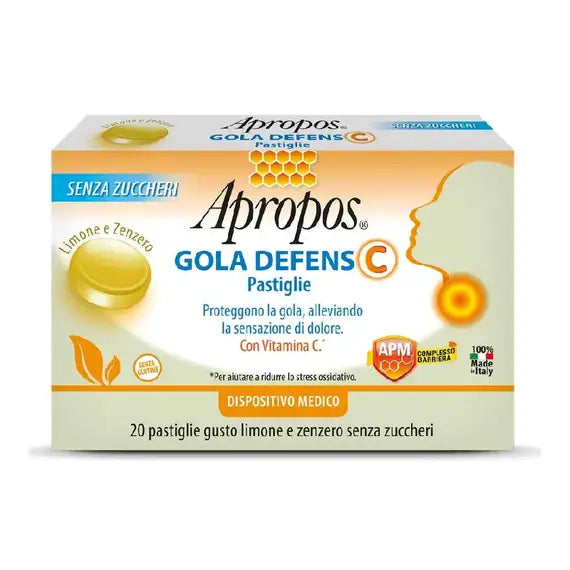 Desa Apropos Gola Defens C Limone/zenzero 20 Pastiglie | Acquista Online su Farmaclick
