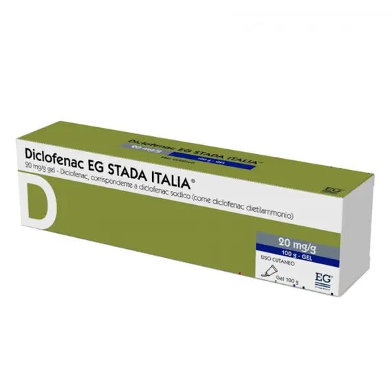 Diclofenac Gel Eg Stada Italia 20 Mg Tubo da 100 G | Acquista Online su Farmaclick