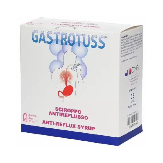 Sciroppo Antireflusso Gastrotuss 25 Bustine Monodose 20 Ml | Acquista Online su Farmaclick