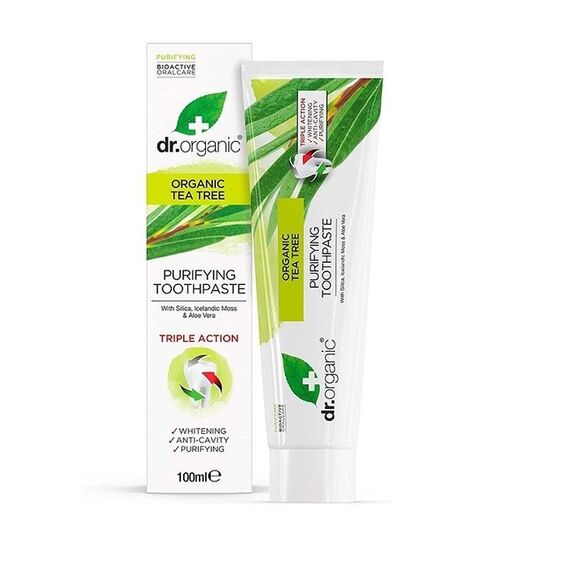 Dr Organic Tea Tree Toothpaste | Acquista Online su Farmaclick