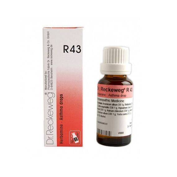Dr Reckeweg R43 Gocce Omeopatiche per Asma 22 Ml | Acquista Online su Farmaclick