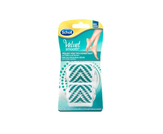 Dr. Scholl Velvet Smooth Peelingbürste für trockene Haut, 2 St.
