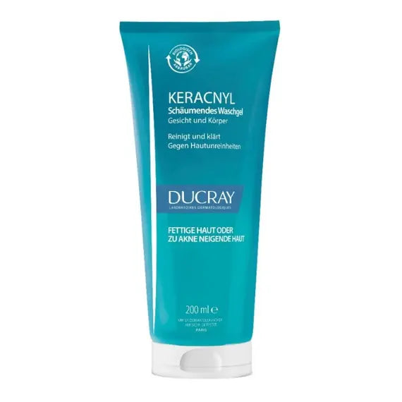 Ducray Keracnyl Gel Detergente Viso e Corpo 200 Ml | Acquista Online su Farmaclick