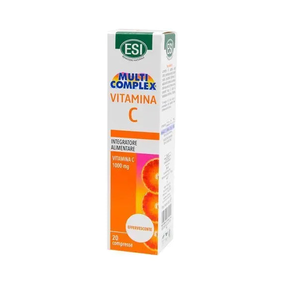Esi Multi Complex Integratore di Vitamina C 20 Compresse Effervescenti Gusto Arancia Rossa | Acquista Online su Farmaclick