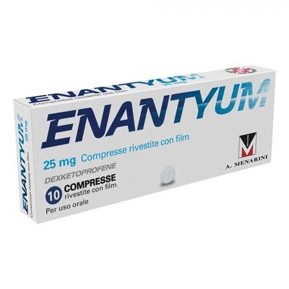 Enantyum 10 Compresse 25mg | Acquista Online su Farmaclick