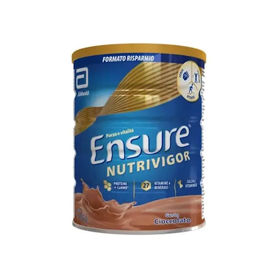 Abbott Ensure Nutrivigor Integratore Alimentare Proteico e Multivitaminico per Muscoli Ossa e Articolazioni Gusto Cioccolato 850 G | Acquista Online su Farmaclick