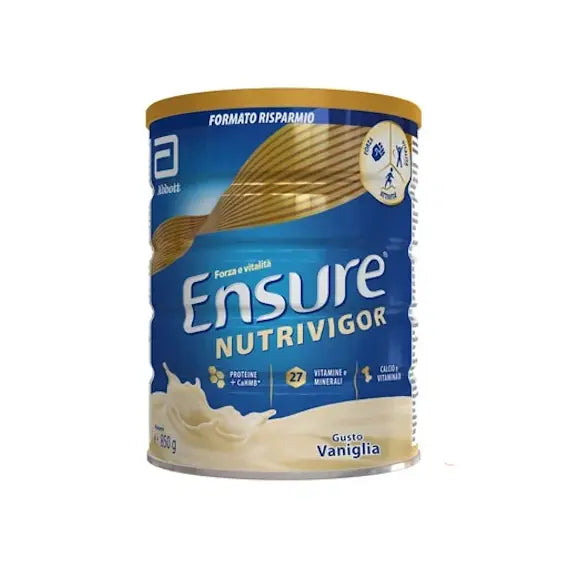 Abbott Ensure Nutrivigor Integratore Alimentare Proteico e Multivitaminico per Muscoli Ossa e Articolazioni Gusto Vaniglia 850 G | Acquista Online su Farmaclick