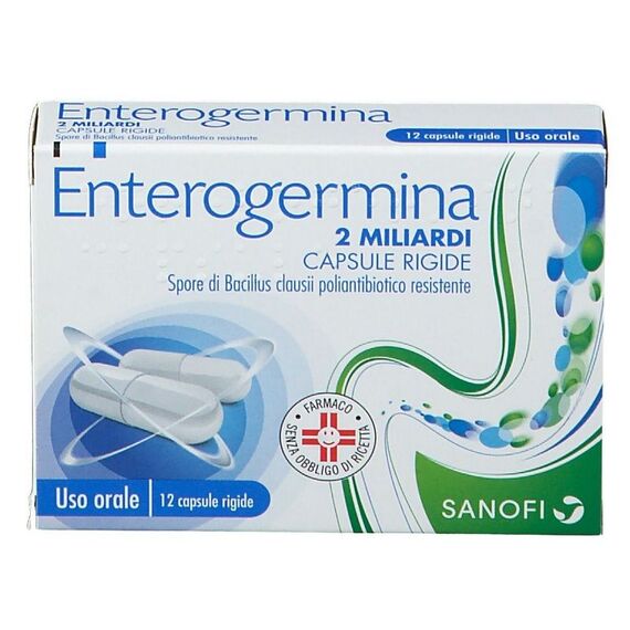 Enterogermina 2 Miliardi 12 Capsule Rigide Uso Orale | Acquista Online su Farmaclick