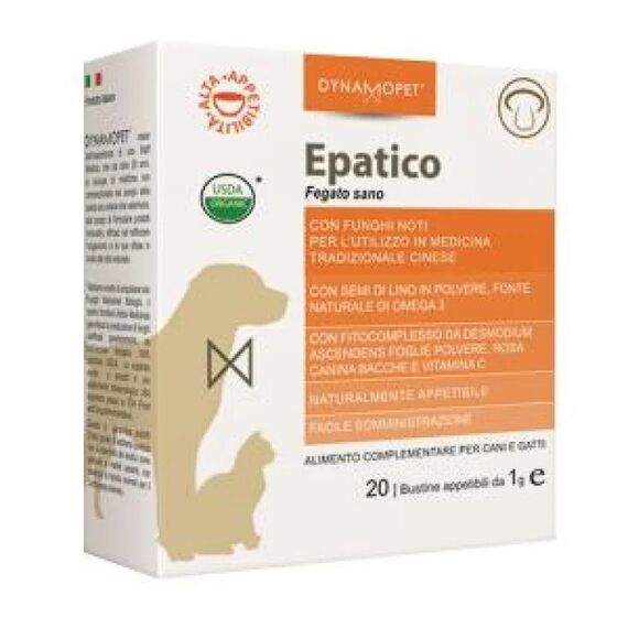 Epatico Alimento Complementare per Cani e Gatti 20 Bustine | Acquista Online su Farmaclick