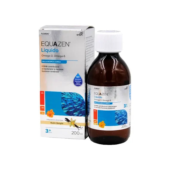 Equazen Liquido Integratore di Omega 3 e Omega 6 200 Ml Gusto Vaniglia | Acquista Online su Farmaclick