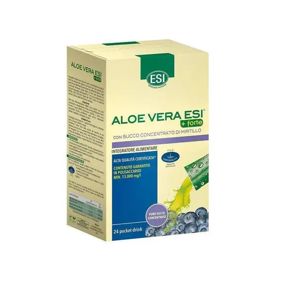 Esi Aloe Vera +forte Integratore Depurativo 24 Pocket Drink Gusto Mirtillo | Acquista Online su Farmaclick